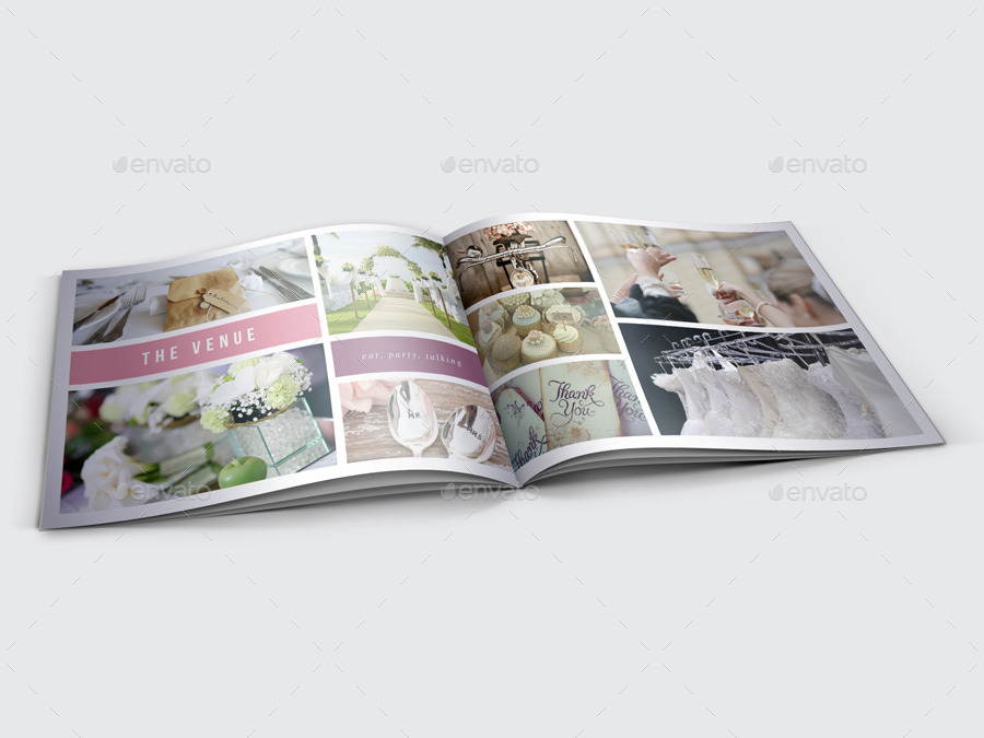 Simple Wedding Album, Print Templates GraphicRiver